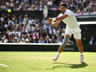 Novak Djokovic survives rookie test at Wimbledon