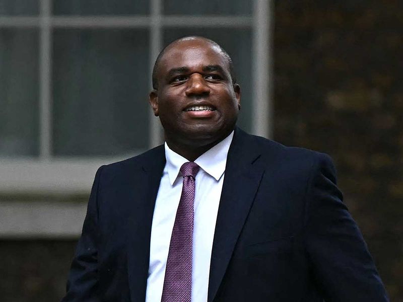 Labour Party politician David Lammy arrives in Downing Street in London on July 5, 2024