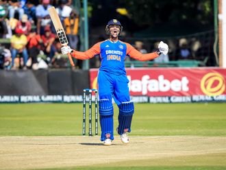 Abhishek century guides India to T20 win over Zimbabwe