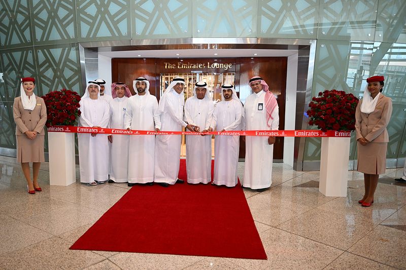 Stock Emirates lounge opening 