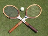 Vintage tennis racquets