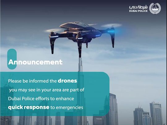 Dubai Police drone