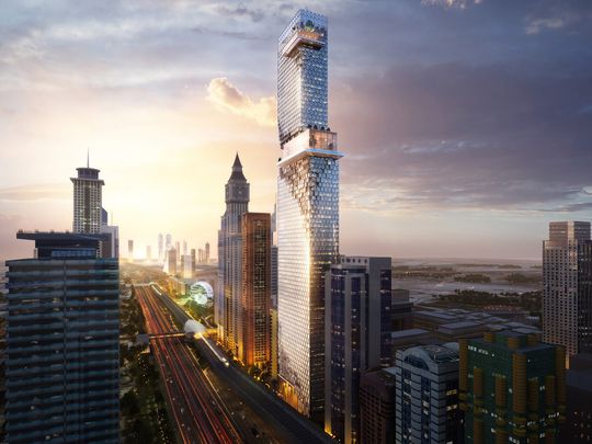 Aldar Office tower Sheikh Zayed road