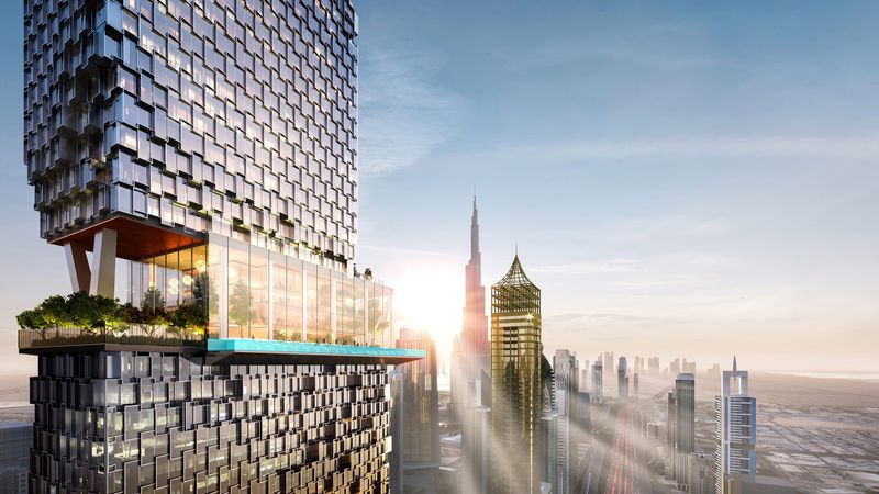 Aldar office tower SZR