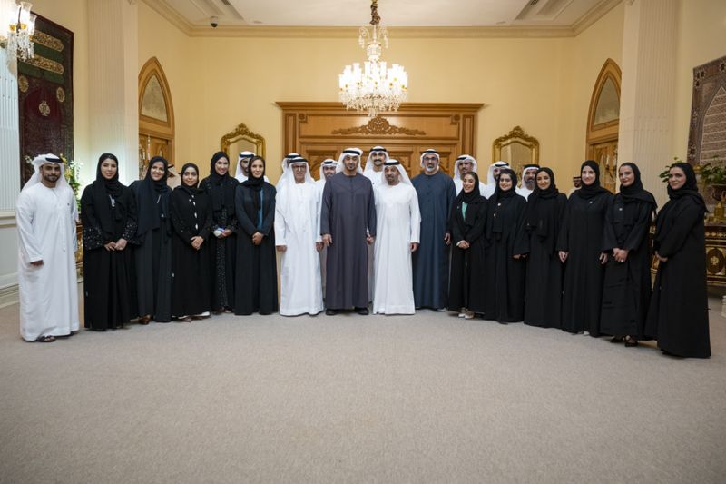 MBZ receives members of the Authority of Social Contribution  Ma'an (1)-1721827074450