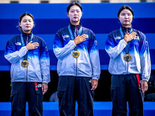 South Korea women's archery team