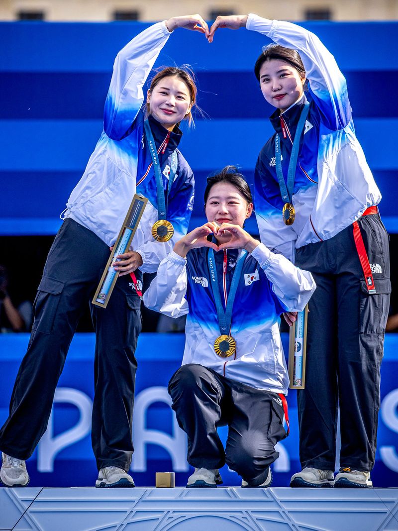 South Korea women's archery team