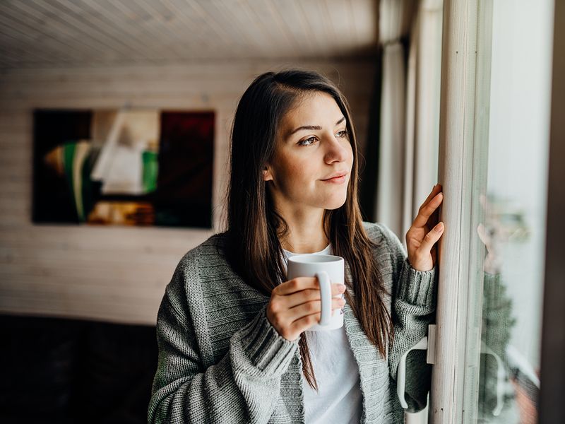 Peaceful woman