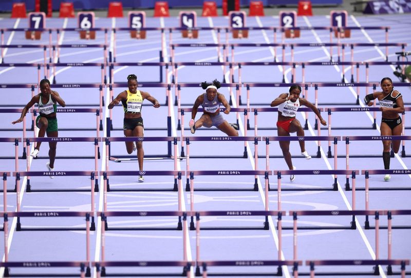 World record holder Tobi Amusan crashes out of Olympic 100m hurdles