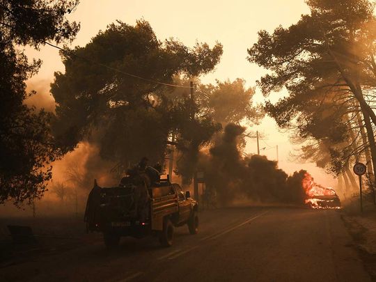 Greece wildfires