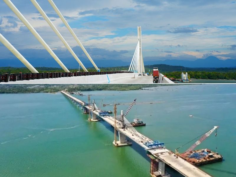 Panguil Bay Bridge consists