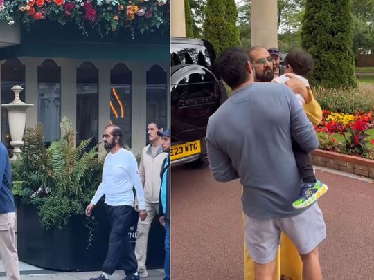 A video of Sheikh Mohammed's visit to Parker's, London went viral on Instagram.