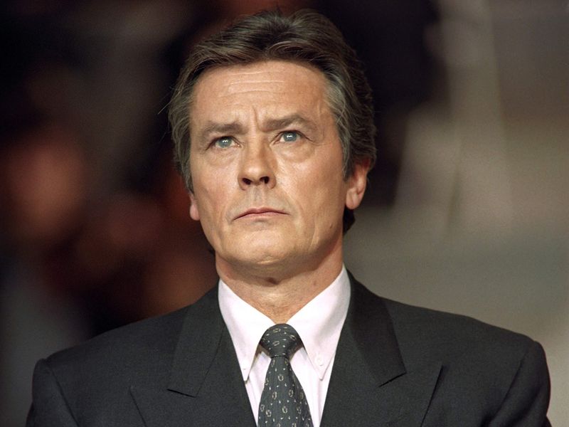 French actor Alain Delon