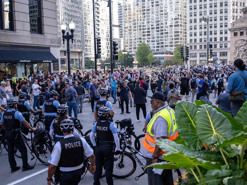 Chicago protest Democratic National Convention