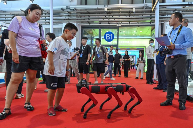 Photos Humanoid robots steal limelight at World Robot Conference 2024