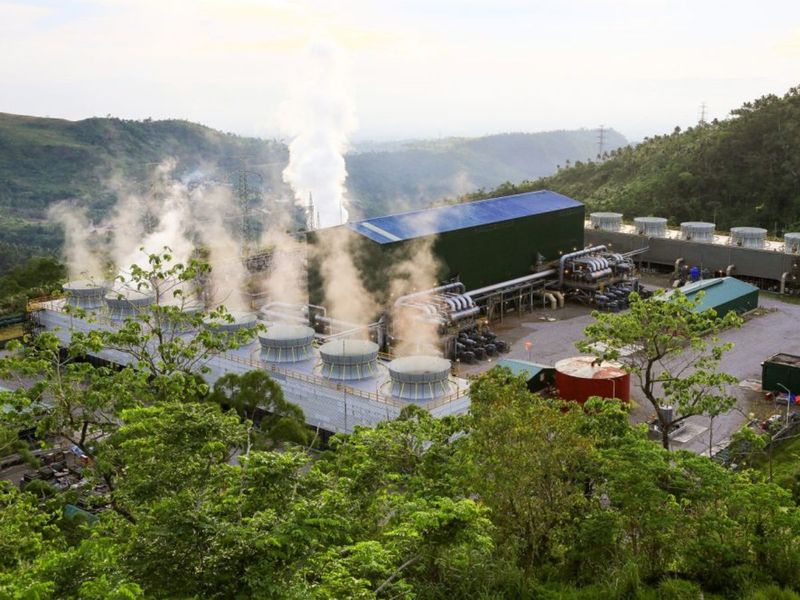 Mahanagdong geothermal plant, Leyte, Philippines. BESS