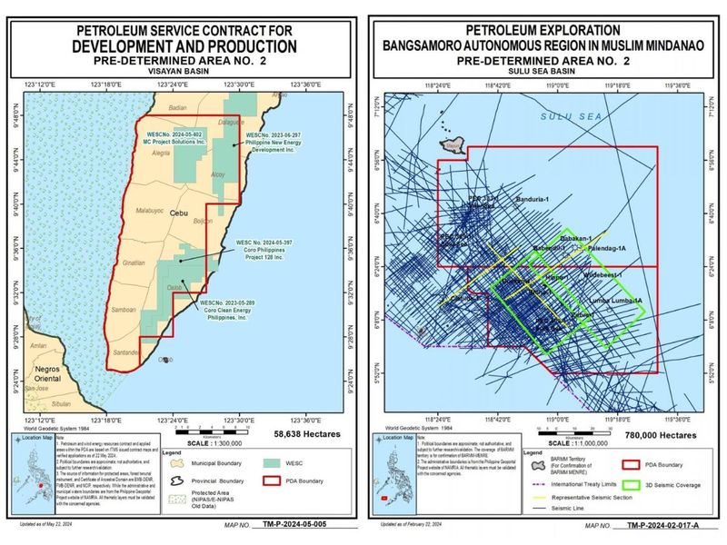 Some of the earmarked by the Department of Energy for exploration.