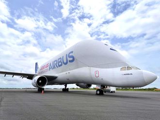 Oman celebrates the debut landing of the Airbus Beluga