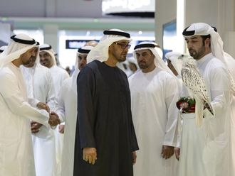 UAE President attends hunting exhibition in Abu Dhabi