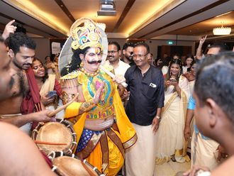 Onam begins early in UAE, Egyptian turns 'King Maveli'