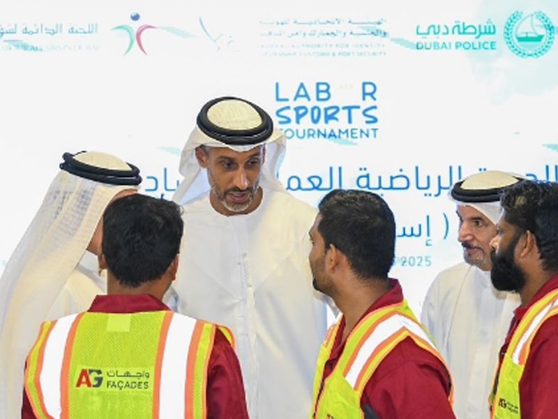 Officials at the sixth cycle of the labour sports tournament