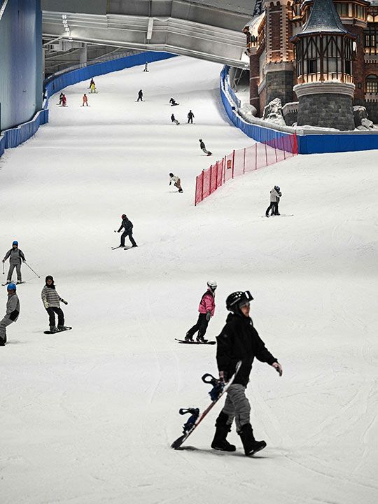 World's largest indoor ski resort opens in Shanghai 