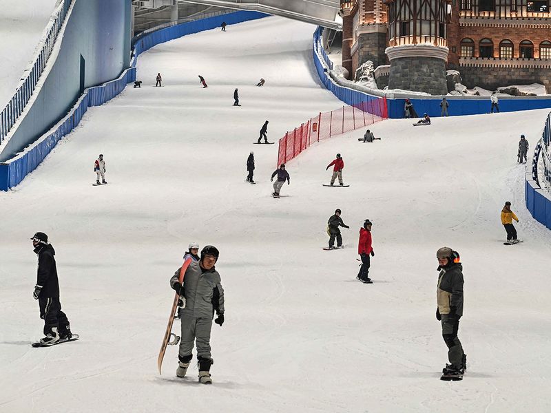 World's largest indoor ski resort opens in Shanghai 