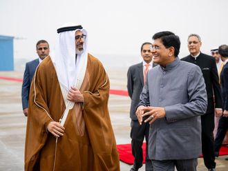 Abu Dhabi Crown Prince in New Delhi on official visit