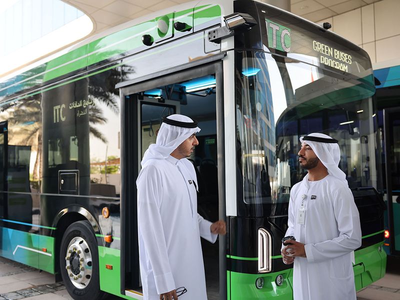 Green Bus Services in Abu Dhabi   