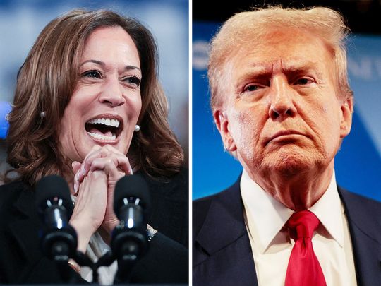 Kamala Harris and Donald Trump