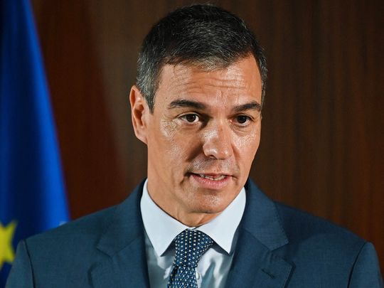 Spain's Prime Minister Pedro Sanchez