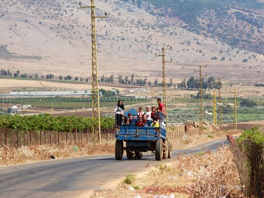 Lebanese village of Wazzani 