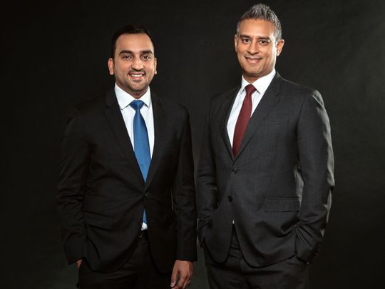 Asif Rashid and Akshay Dosaj (right) - Bidzi