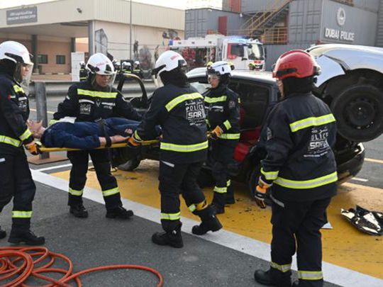 Dubai Police female rescue team