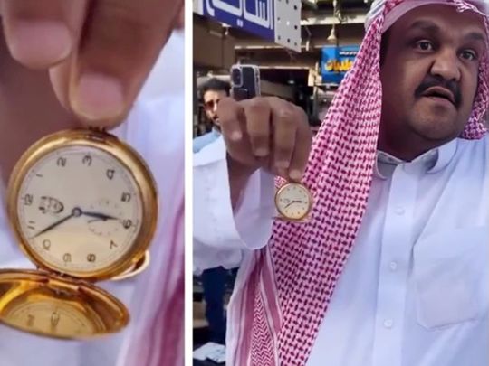 King Saud's pocket watch auctioned off