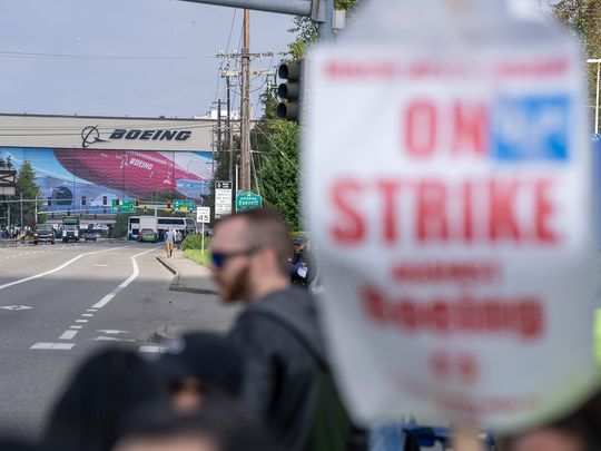 Stock Boeing strikes