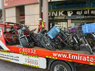 Dubai Police seize 3,779 two-wheelers in Naif area