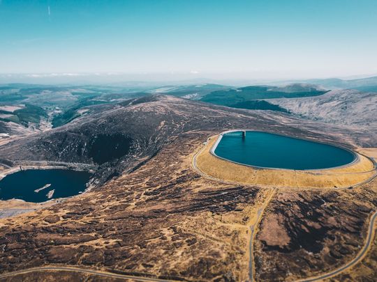 Ireland pumps hydro Wicklow Mountains