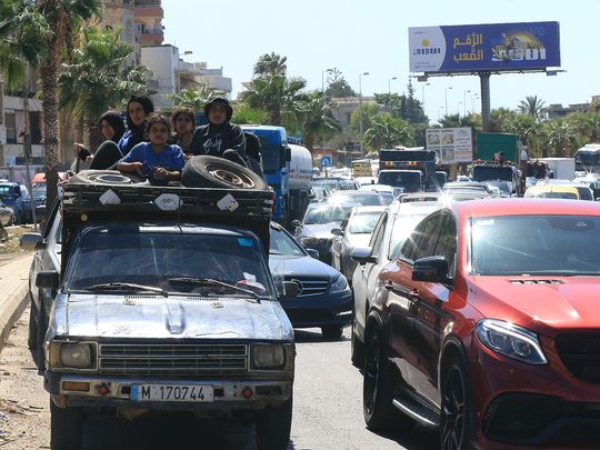 Syrian truck family Lebanon