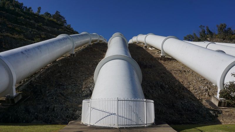 pumped hydroelectric power station at Jounama Pondage Talbingo, Australia