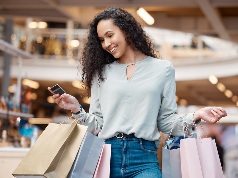 woman shopping