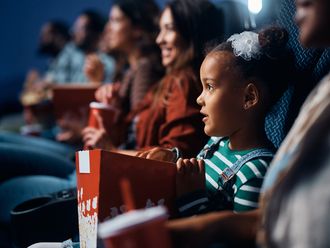 cinema child watching movie 