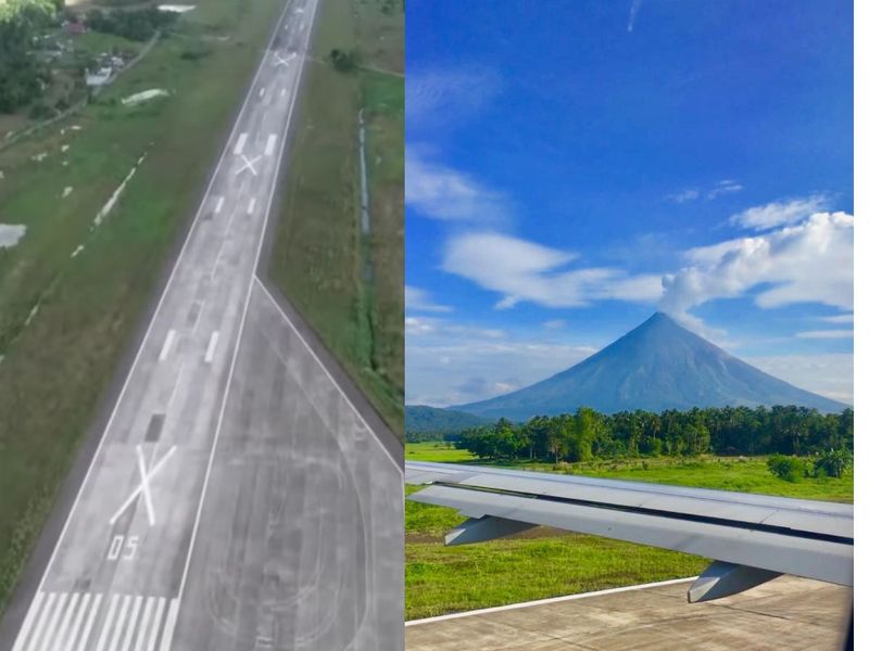 A view of the Bicol International Airport 