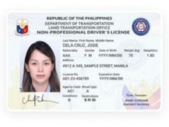 Driving license Philippines