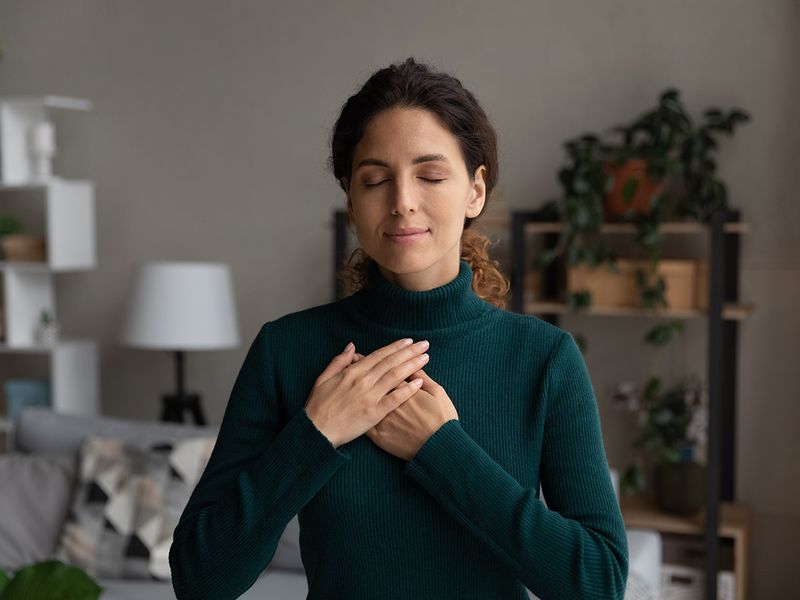 woman pray