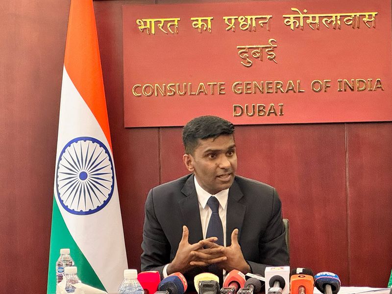 Consul-General-of-India-in-Dubai-Satish-Kumar-Sivan-addressing-the-press-conference-at-the-Indian-Consulate-in-Dubai-on-Saturday-1727529599499