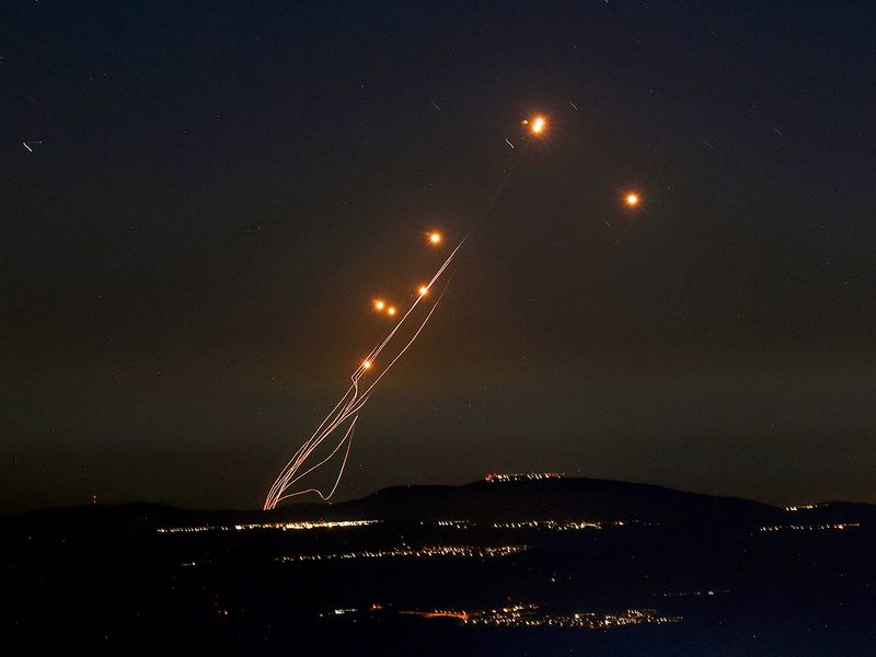 Rockets fired from southern Lebanon are intercepted 