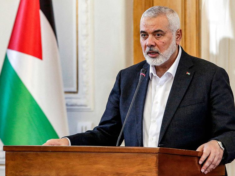 Ismail Haniyeh, the Doha-based political bureau chief of the Palestinian Islamist