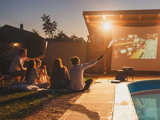 outdoor projector