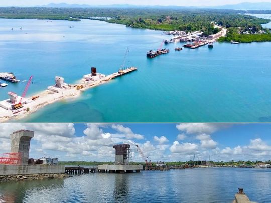 Mindanao bridges Guicam and Samal Island Davao Connector Bridge